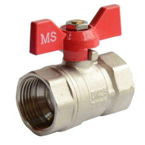 Шаровой кран MS 1/2" ВВ прямой, латунь (MS.03.15)