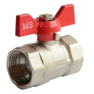 Шаровой кран MS 3/4" ВВ прямой, латунь (MS.03.20)