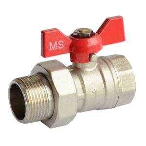 Кран с американкой MS 3/4" ВН прямой, латунь (MS.05.20)