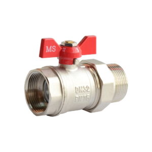 Кран с американкой MS 1 1/4" ВН прямой, латунь (MS.05.32)