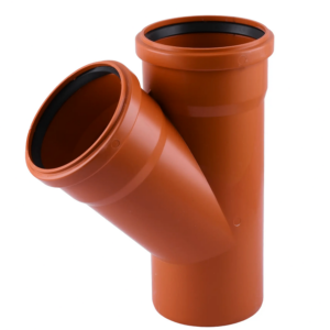Тройник наружной канализации SVK 110x110мм 45°