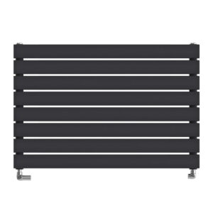 Дизайнерский радиатор IDEALE Vittoria H 12 544x800 горизонтальный, черный матовый