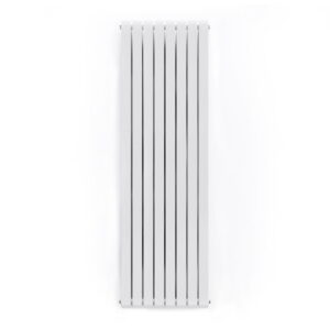 Дизайнерский радиатор IDEALE Jolanda 12 1500x472 вертикальный, белый матовый