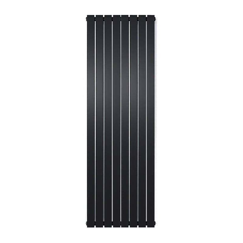 TU-26412_0 Дизайнерский радиатор IDEALE Jolanda 12 1500x472 вертикальный, черный матовый