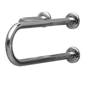 Поручень для ванны Cersanit Etiuda угловой левый, нержавеющая сталь, хром (K97-030)