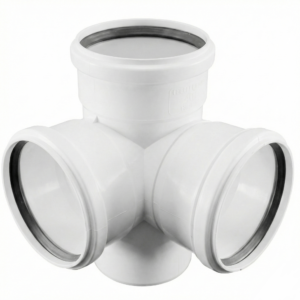 Крестовина внутренней канализации Rehau Raupiano Plus 110x110x110мм 87° (121564002)