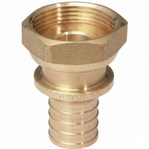 Переходник натяжной Rehau Rautitan d16x1/2" латунь, с накидной гайкой (139551002)
