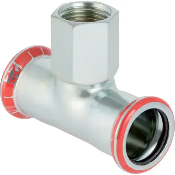 UIN-21304_1 Пресс-тройник Geberit Mapress d15x15x1/2 углеродистая сталь (21304)