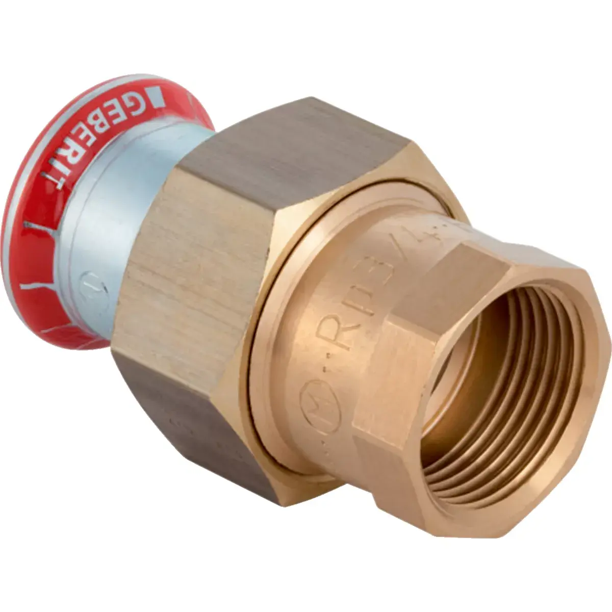 UIN-25304_1 Пресс-переходник Geberit Mapress d35x1 1/4" углеродистая сталь, внутренний (25307)