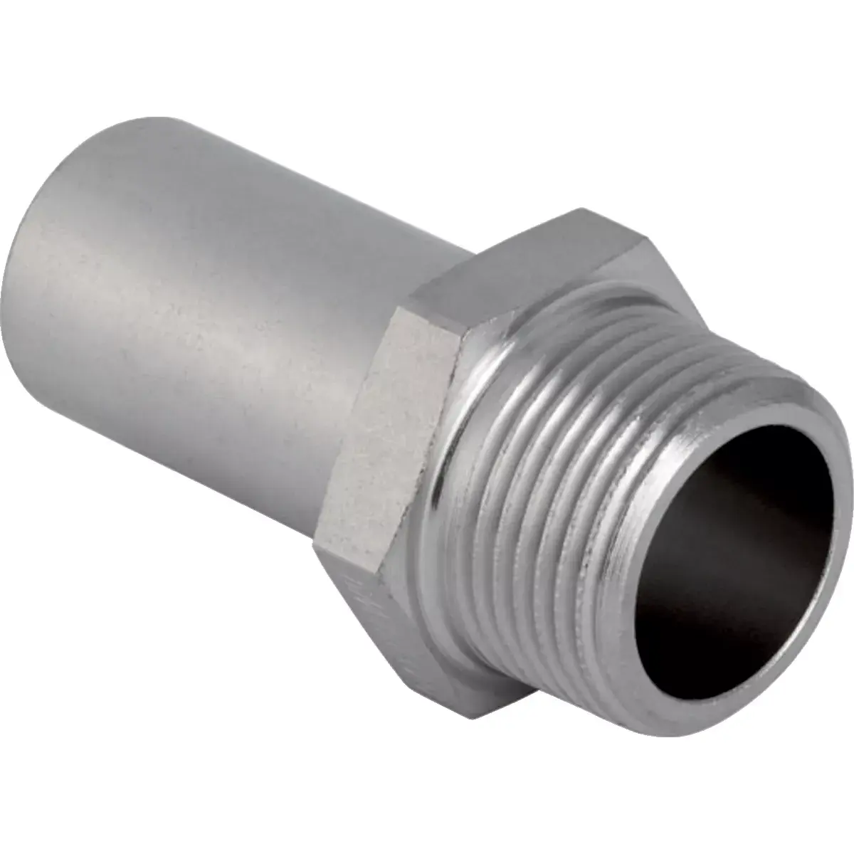 UIN-31937_1 Пресс-переходник Geberit Mapress d28x1 нержавеющая сталь, ниппельный (31937)