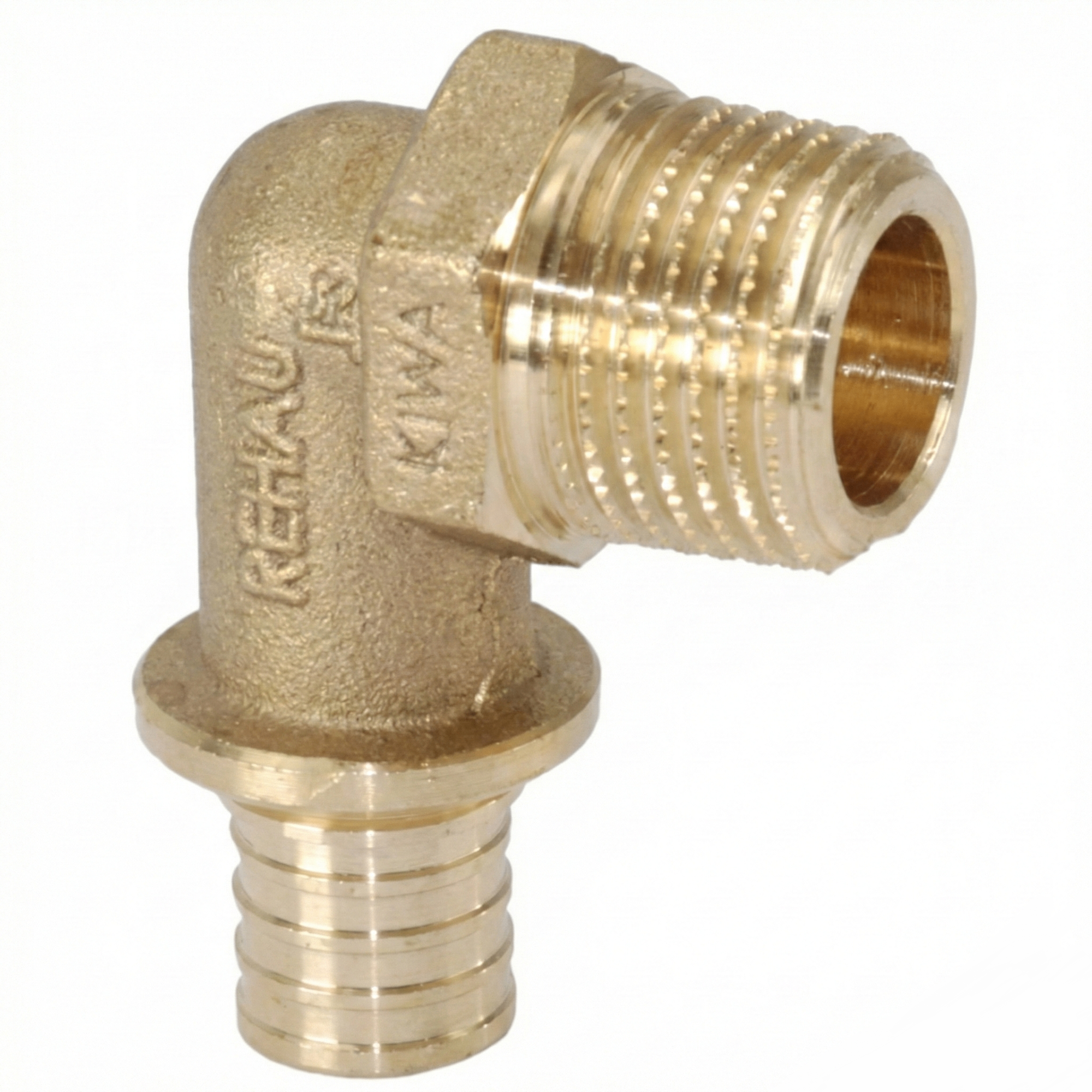 UIN-456347001_1 Уголок натяжной Rehau Rautitan RX+ d16x1/2" внутренний, бронза (456347001)