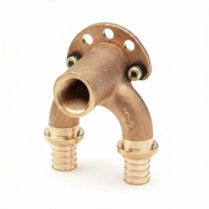 Уголок натяжной Rehau Rautitan RX+ 16x16x1/2" бронза, проходной (456403001)