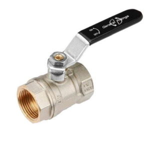 Шаровой кран General Fittings 1 1/2″ ВВ прямой, латунь (7S00L1N141400A)