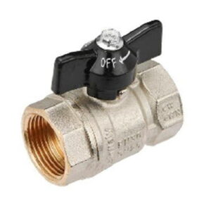 Шаровой кран General Fittings 1/2″ ВВ прямой, латунь (7S00M1N040400A)