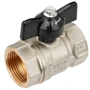Шаровой кран General Fittings 3/4″ ВВ прямой, латунь (7S00M1N050500A)