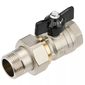 Кран с американкой General Fittings 3/4″ ВН прямой, латунь (7S00M5N050502A)