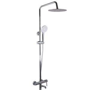 Душевая система TOPAZ Loft  c изливом, латунь, хром (TLF 32102-H75-C)