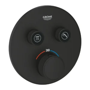 Смеситель для душа Grohe Grohtherm SmartControl скрытого монтажа, черный матовый (29507KF0)