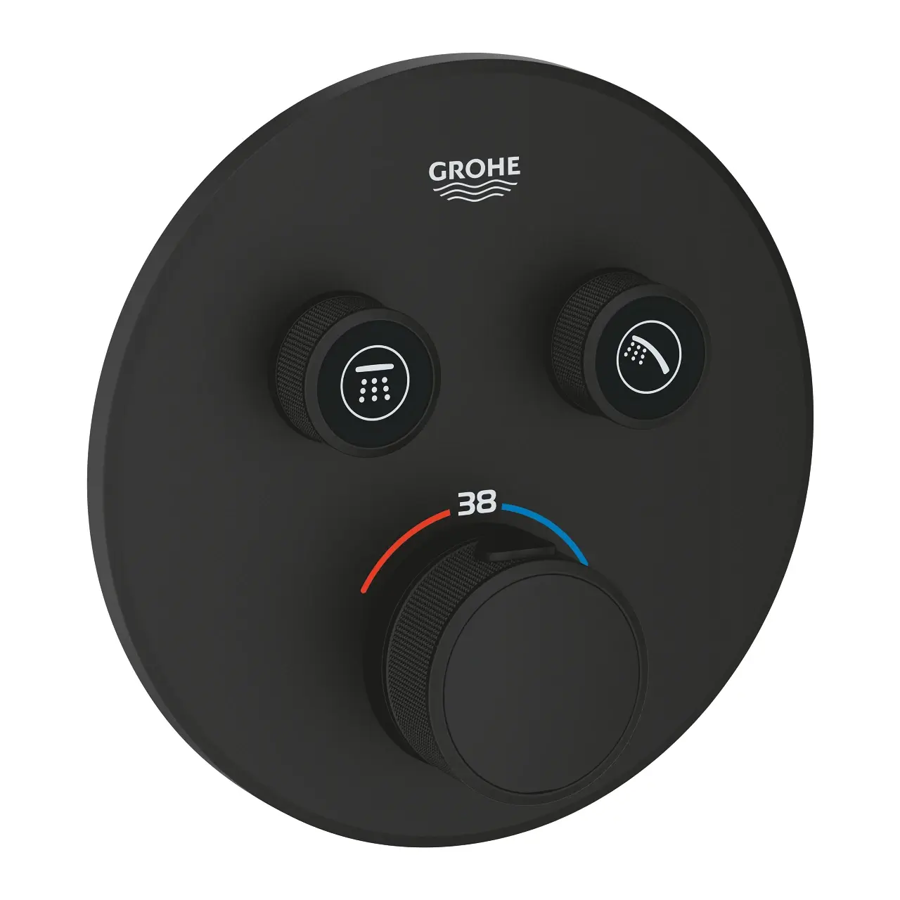 29507KF0 Смеситель для душа Grohe Grohtherm SmartControl скрытого монтажа, черный матовый (29507KF0)