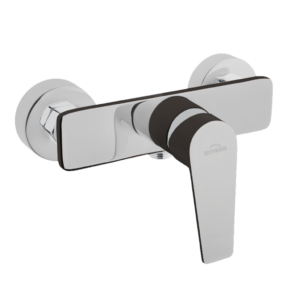 Смеситель для душа Invena Dokos однорычажный, графит/хром (BN-19-005)