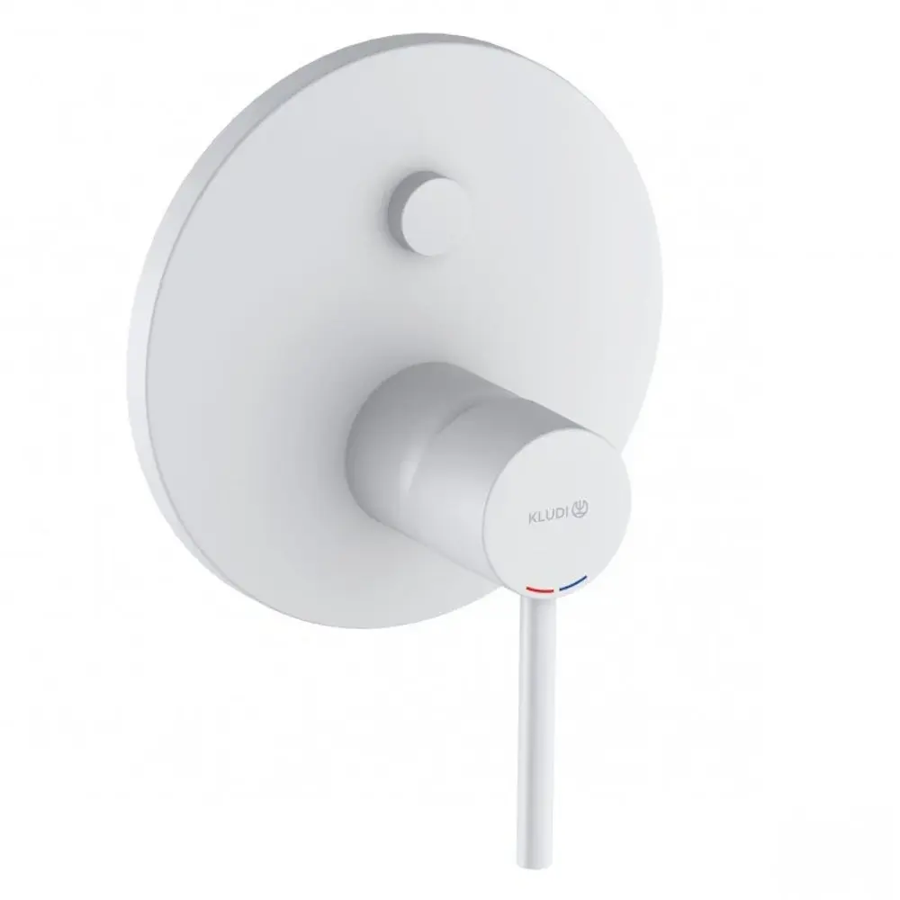 120408769-5dfaf Смеситель для душа Kludi Bozz скрытого монтажа, белый матовый (386595376)