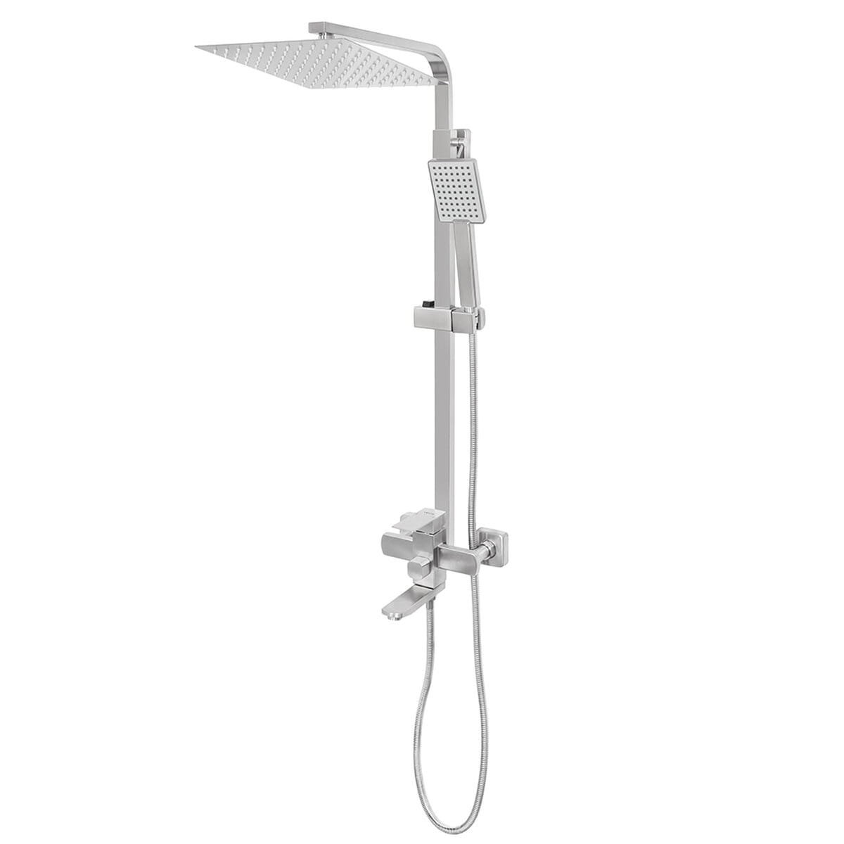 110777 Душевая система Venta с изливом, нержавеющая сталь, сатин (VC643KC)