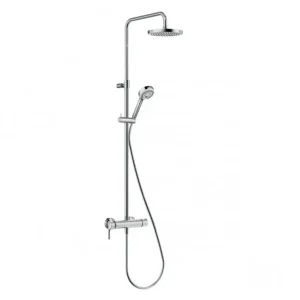 Душевая система Kludi Logo Dual Shower System с термостатом, металл, хром (6808505-00)