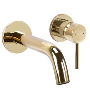 Смеситель для умывальника Rea Owen скрытого монтажа, золото + box (REA-B5333)