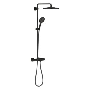 Душевая система Grohe Rainshower 310 с термостатом, металл, черный матовый (22119KF0)
