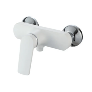 Смеситель для душа Plamix Lucas 003 SET однорычажный, белый (PM0711)
