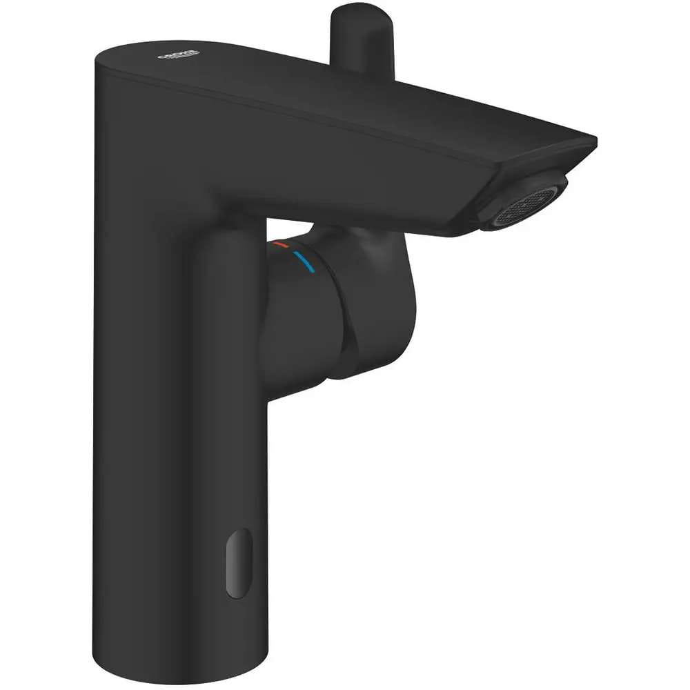 239752433 Смеситель для раковины Grohe Eurosmart однорычажный, черный матовый (239752433)