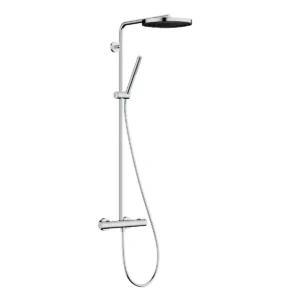 Душевая система Hansgrohe Pulsify S Puro Showerpipe 260 1jet EcoSmart Ecostat Fine с термостатом, металл, хром (24223000)