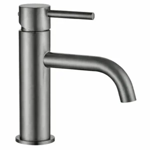 Смеситель для умывальника VBI Milano однорычажный, графит (VBI-050100GR)
