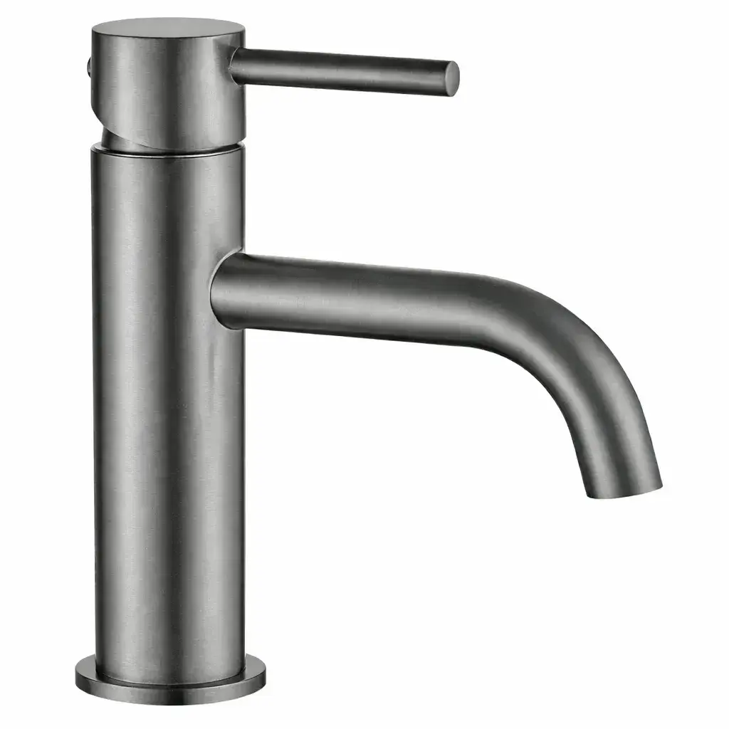 25243832345420 Смеситель для умывальника VBI Milano однорычажный, графит (VBI-050100GR)