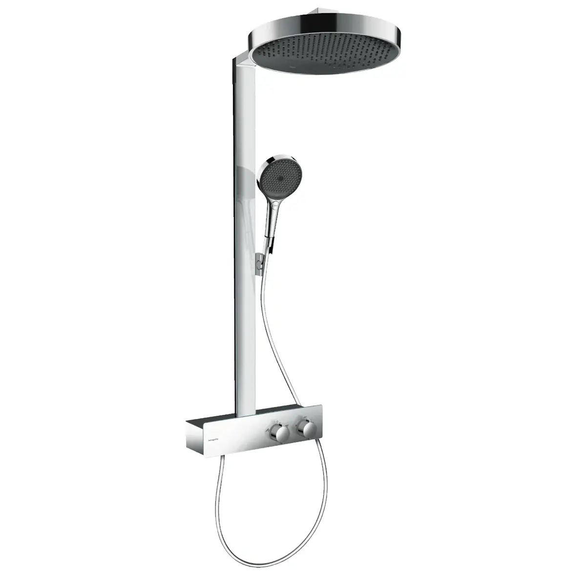 26853000_1200_1050 Душевая система Hansgrohe Rainfinity Showerpipe 360 1jet с термостатом, металл, хром (26853000)