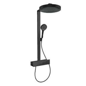 Душевая система Hansgrohe Rainfinity Showerpipe 360 1jet с термостатом, металл, черный матовый (26853670)