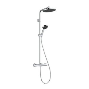 Душевая система Hansgrohe Activera S 240 1jet EcoSmart+ Ecostat Fine Varia с термостатом, металл, хром (28083000)