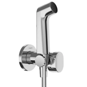 Гигиенический душ Hansgrohe Bidette 1jet S EcoSmart+ скрытого монтажа, однорычажный, хром (29232000)