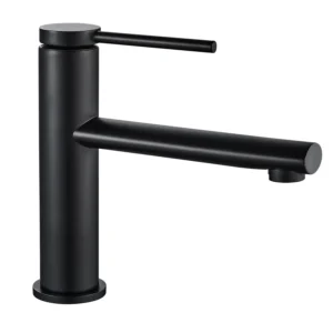 Смеситель для умывальника Rea Oval однорычажный, черный (REA-B6516)