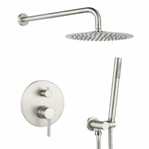 Душевая система VBI Milano скрытого монтажа, латунь, никель (VBI-050109NI)