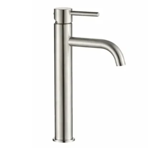 Смеситель для умывальника VBI Milano однорычажный, никель (VBI-050101NI)