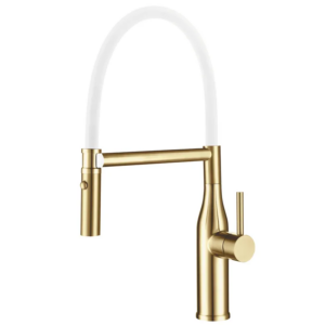 Смеситель для кухни Koer KI-70034-12 однорычажный, сталь (KR5811)