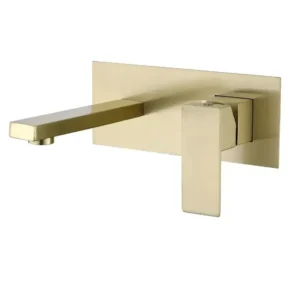 Смеситель для умывальника VBI Loreno однорычажный, золото матовый (VBI-050212BG)