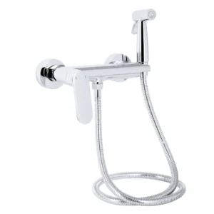 Гигиенический душ Qtap Evia настенный, однорычажный, хром (QTEVI262CRM47582)