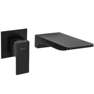 Смеситель для умывальника Rea Mason скрытого монтажа, черный (REA-B0690)