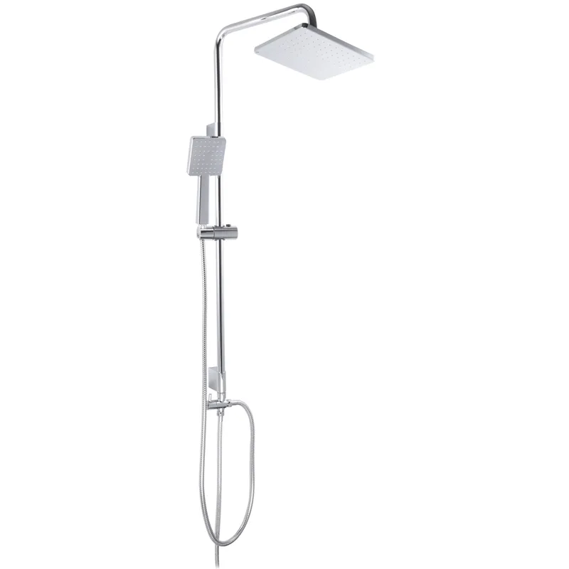 59A41100-DB7F-48E5-93B0-28EBF137B90A Душевая стойка Zerix DK-003 из цинкового сплава, хром (ZX3095)