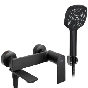 Смеситель для ванны Rea Storm однорычажный, черный матовый (REA-B9989)