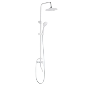 Душевая система Plamix Rain 009-J с изливом, ABS пластик, белый (PM0636)