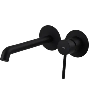 Смеситель для умывальника TOPAZ Loft скрытого монтажа, черный матовый (TLF 32235-H39-BL)