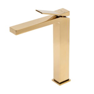 Смеситель для умывальника Rea Duet однорычажный, золото (REA-B4415)